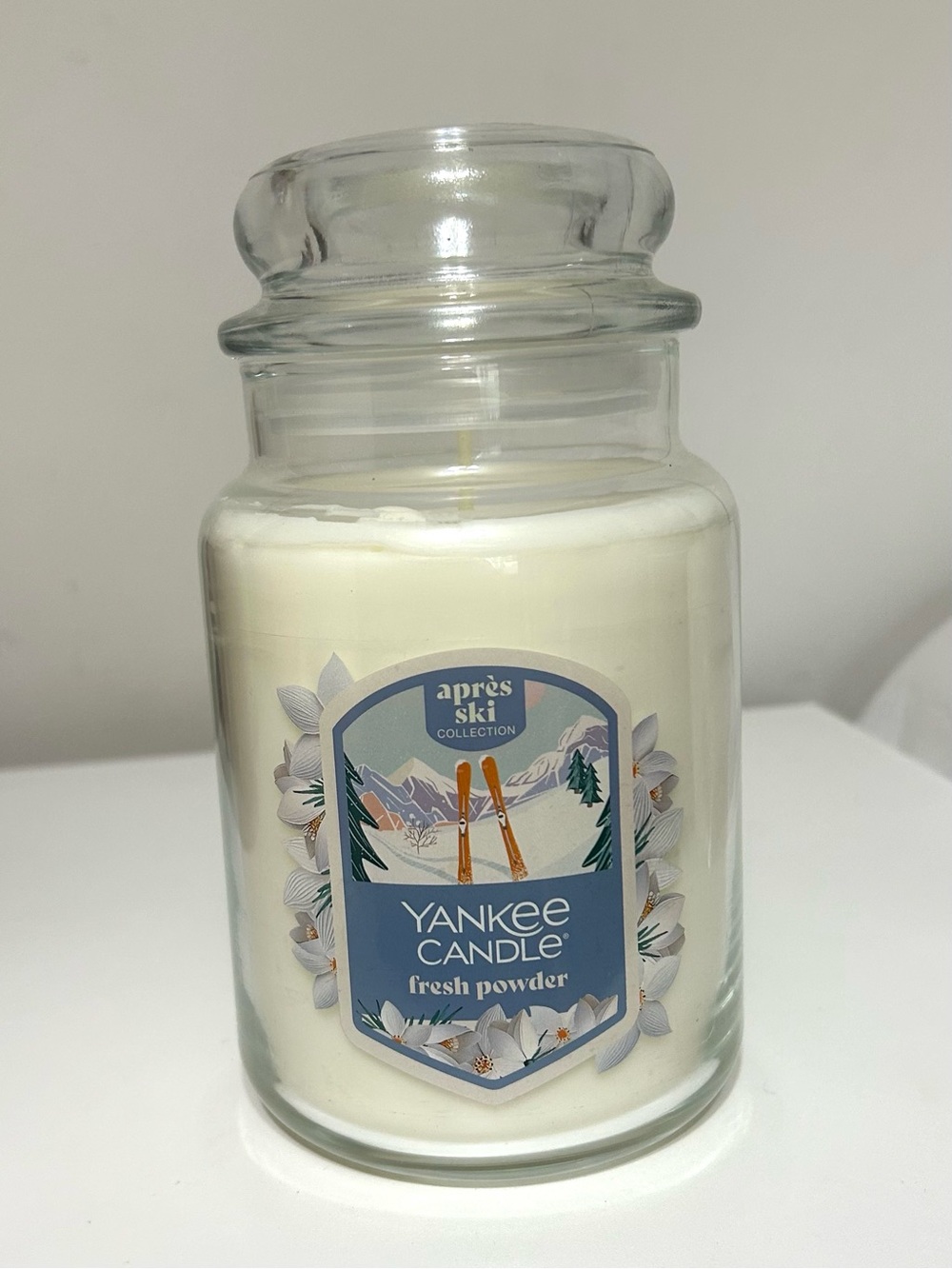 New Yankee Candle Large Jar, Fresh Powder, 22 ounces